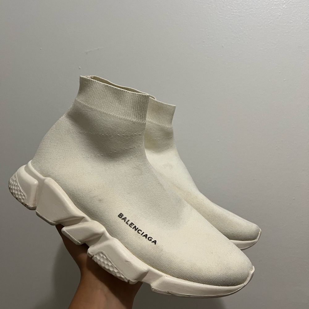 Used Balenciagas White Speed